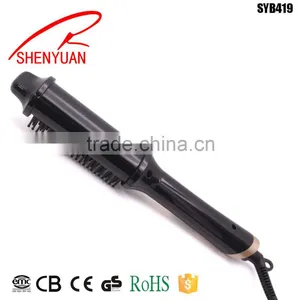 SYB419 Shenyuan Fast Heating and Cheap Fast Hair Straightener Brush thumbnail-2