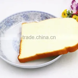 High Quality Soft New Products Artificial Toast Bread Slice Model With Cream Smell For Bakery Shop Machine Sell Display Decor thumbnail-2