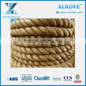 XLROPE Natural Fibre Ropes 4 Strand 30mm Manila Rope thumbnail-1