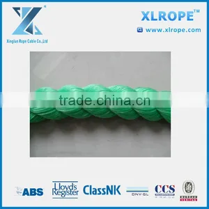 XLROPE Green Color 3strands PE Ropes Polyethylene Ropes thumbnail-1