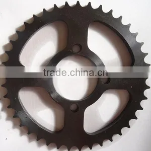 CHINA MANUFACTURER MATERIAL OF BAJAJ DISCOVER CHAIN SPROCKET thumbnail-1