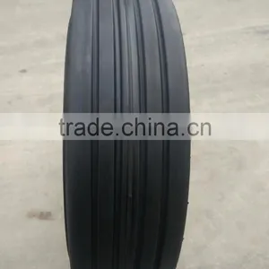 Discount Black Solid Tire Press White Split Rim 4.00-8 Wheel for Trailer thumbnail-5