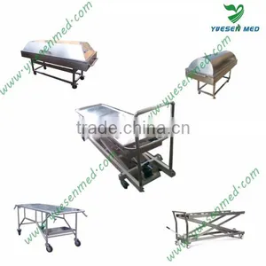 YSTSC-2E China Medical Hospital Corpse Lifter Mortuary Trolley thumbnail-2