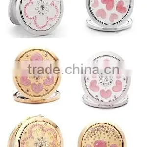 Fashion Folding Makeup Portable Valentines Gift Mirror thumbnail-1
