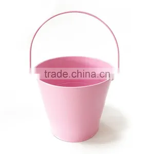 A9434e Wedding Favor Tin Pail, Metal Pail, Colored Tin Bucket thumbnail-3