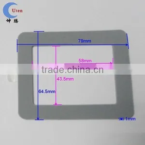 Clear Flat Square Self Adhesive Silicone Rubber Mat thumbnail-3