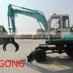 Multifunctional Agriculture Farming JINGONG JGM9075L Wheel Excavator thumbnail-5