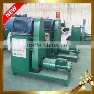 High Pressure Screw Propeller Wood Sawdust Charcoal Extruder Briquette Press Machine thumbnail-1