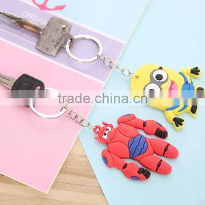 Promotional Gifts Cartoon Pokemon Pom Pom PVC Keychain thumbnail-4