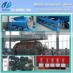 High Efficient Tyre Oil Pyrolysis Refining Recycling Equipment thumbnail-1