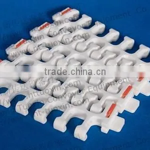 2400A Plastic Modular Radius Flush Grid Belting thumbnail-1