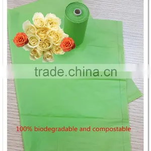 Factory Wholesale ASTMD6400 and En13432 Certified Biodegradable and Compostable Eco Doggy Poop Bags thumbnail-1