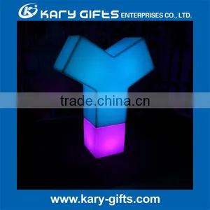 Shining Led Combined Chair, Glowing Connected Bar Chair, Led Chairs and Tables thumbnail-3
