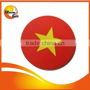 Custom Logo Debossed Promotional PVC Coaster thumbnail-1