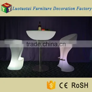 Led Cocktail Table / Remote Control 16 Color Change Battery Operated Led Bar Table thumbnail-6