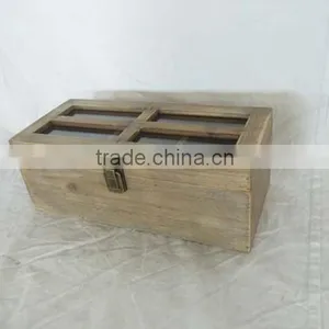 Wholesale Antique Home Storage Organization Style Packaging Wood Box thumbnail-3