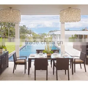 2017 Sigma All Weather Customized Aluminum Bistro Modern Rattan Used Restaurant Table and Chair thumbnail-1