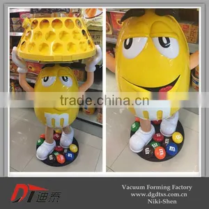 Custom PS Vacuum Forming M&M Candy Display thumbnail-1