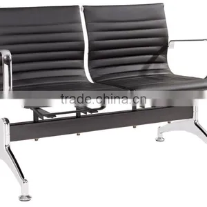 Cheap 3-seater Waiting Leather Chair Work Bench thumbnail-1