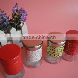 Kithchen Use High-end Glass Spice Jar With Sifter Covers Lid thumbnail-4