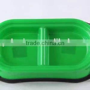 New Design Plastic Slip-resistant Oval Pet Bowl With Rubber Bottom/dog Bowl thumbnail-6