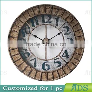 Motorcycle Shape Metal Rustic Standing Clock thumbnail-1