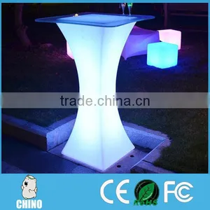 Hot Sale Modern16 Colors Glowing Recharged Plastic Night Club Table thumbnail-5