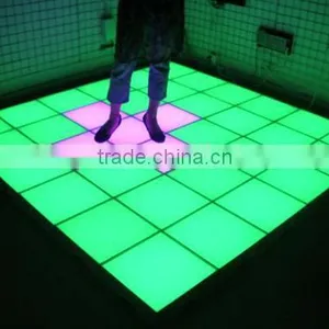 New Style Abundant 16 Colors Change Plastic Square LED Floor for Club/ Pub/ Home/ Hotel Occasion thumbnail-1