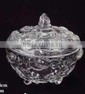 Round Unique Wholesale Glass Sugar Bowls thumbnail-1