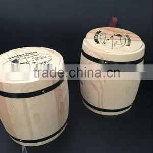 Wood Coffee Mini Bean Small Barrel Wine Dispensing Oak Barrel Wooden Barrels thumbnail-3
