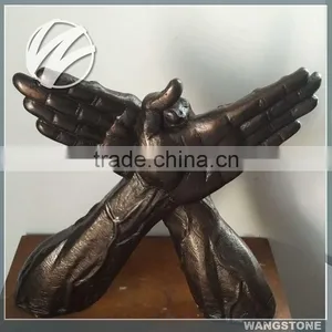 Original Design Bronze Hand Garden Decorative Sculpture thumbnail-1