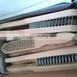 Cheap Price and Good Quality Steel Wire Brush With Wooden Handle thumbnail-6