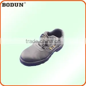 A4011 Black Low Upper Genuine Leather Safety Shoes thumbnail-1