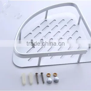 Hot Sale Never Rust Bathroom Aluminium Single Corner Shelf China Supplier Bathroom Corner Towel Shelf thumbnail-2