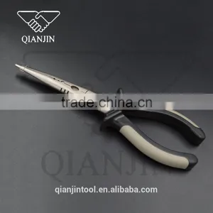 QJF-J36 Wholesale Stainless Steel Fishing Plier ,double Color Fishing Plier With Rubber Handle thumbnail-1