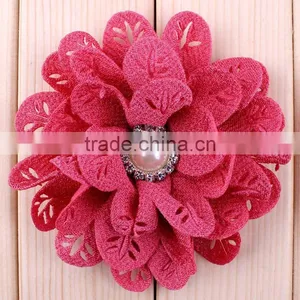 Hot Sale Fabric Flower Clip for Baby Girls thumbnail-6