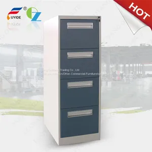 Colorful Office Steel Filing Cabinet With 3 Vertical Drawer for Any Office Environment thumbnail-1