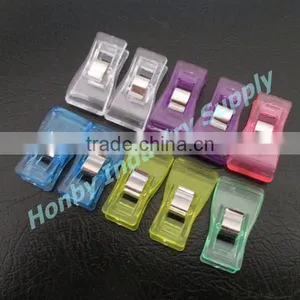 Middle Size 33mmx18mm Quilt Binding Plastic Clips Clamp For Sewing Craft thumbnail-5