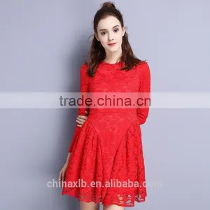 Women Clothing Winter Bottoming Dress Woman European Size Dress thumbnail-1