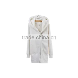 Women Slim Long Length Hoodies thumbnail-1