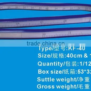 Kearing Measuring Tape 40cm Length Flexible Curve Rulers 2 Regular Colors Can Customize #KF40 thumbnail-6