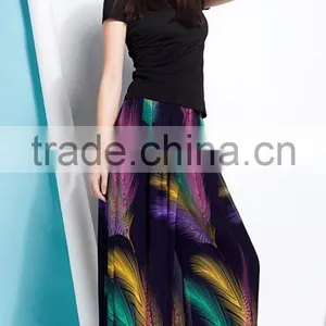 Summer Lady Wide Hips Casual Loose Wide Leg Square Dance Pants thumbnail-3