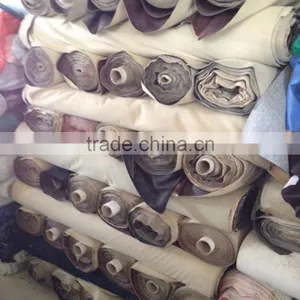 PVC Artificial Leather Stocklot, PVC Synthetic Leather for Sofa and Bag Stock Lot thumbnail-1