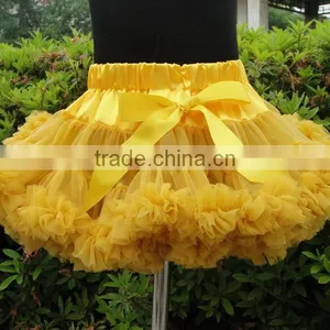 New Baby Girl Tutu Skirt Chiffon Lace Princess Latin Dance Party Pettiskirt Ruffles Kids Bow Floral Silk Ballet Saias Skirts thumbnail-4