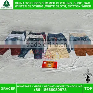 Warehouse Bales 100Kg Brand Name Men Short Pants Used Clothing Dealer thumbnail-4