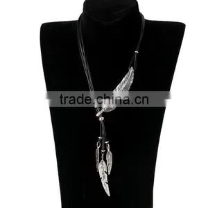 Zm34111a European Style Women Rhinestone Long Pendant Necklace Jewelries thumbnail-1