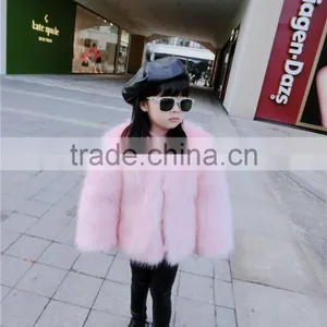 Fashion Kids Clothes Winter Fur Coat for Girls Baby Clothes Parka Elegant Clothing for Girls Girl Outerwear Luxury Faux Fur thumbnail-2
