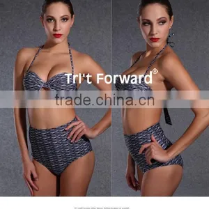 2016 Swimwear OEM Unique Design Young Girl Sexy Eyeball-catching Bikini thumbnail-3