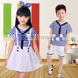 Custom Low Price Clothing Kids School Uniforms Kids Polo Shirts With Shorts or Skirts Wholesale thumbnail-1