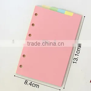 A5/A6/A7 Card Paper Index Pages for Planner Paper Spacer for Notebook thumbnail-2